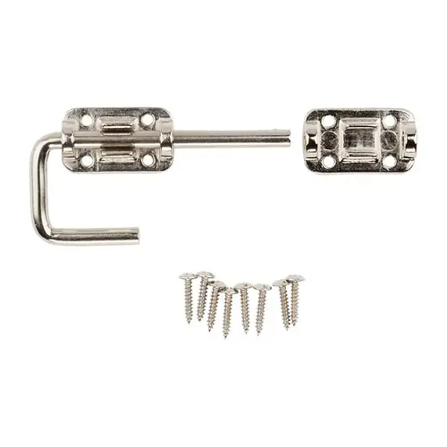 National Hardware N238972 V800 1-1/2" Sliding Door Latch Nickel Finish