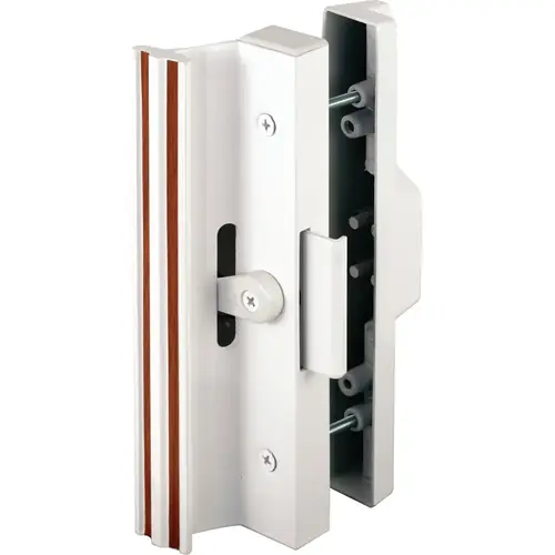 Prime-Line C 1116 C 1116 Handle Set, Aluminum, Painted, 1 to 1-1/2 in Thick Door White