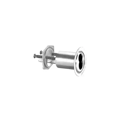 Sargent 6034 32D Large Format Rim Cylinder Housing Less Interchangeable Core Satin Stainless Steel Finish