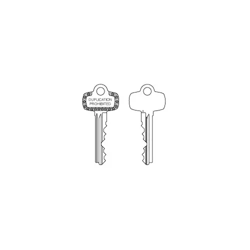 Schlage Commercial 48311GRN Cut Control Key for Green Construction Cores