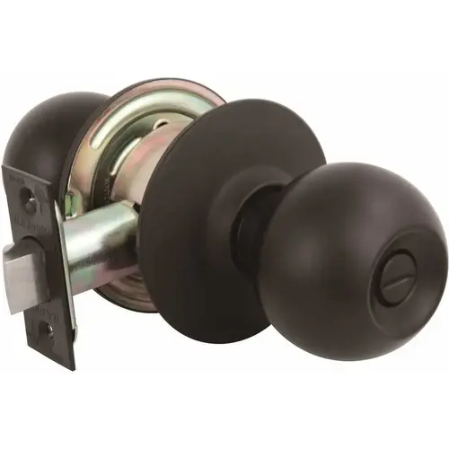 US Lock USX2010LB10B 2010 GR2 Privacy Bed/Bath Ball Door Knob US10B 2-3/8 in. Backset Oil-Rubbed Bronze