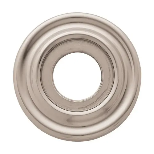 Baldwin 5002055 Estate Solid Brass Rosette Polished Nickel Pair