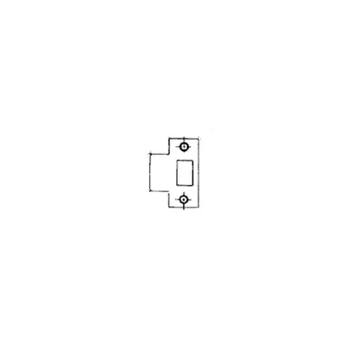 Baldwin 5510056TSTR Standard Box-T Strike Lifetime PVD Satin Nickel