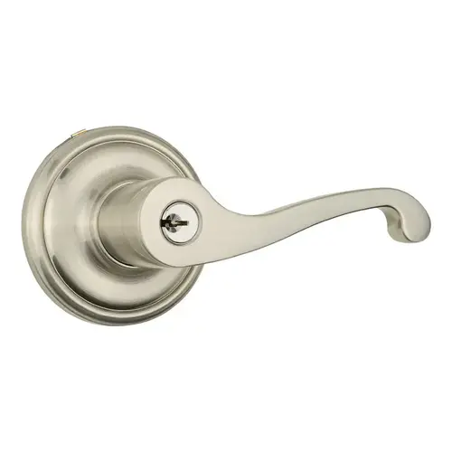 Brinks 23014-119 Entry Lever Push Pull Rotate Glenshaw Satin Nickel KW1 1.75" Satin Nickel