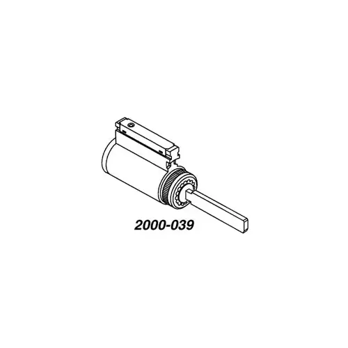 Corbin Russwin CR2000-039-6-59C2-626 CL3900 Series Cylinder Satin Chrome