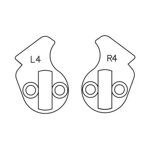 Falcon 5621-STD MA Cam for Conventional Mortise Cylinder, MA381 Outside