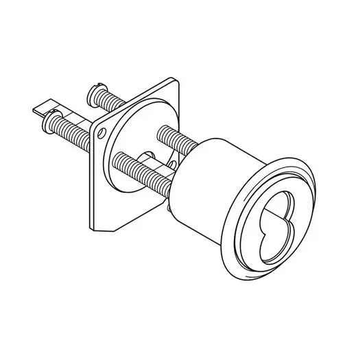 Falcon C953 630 Lock SFIC Rim Housing Satin Stainless Steel