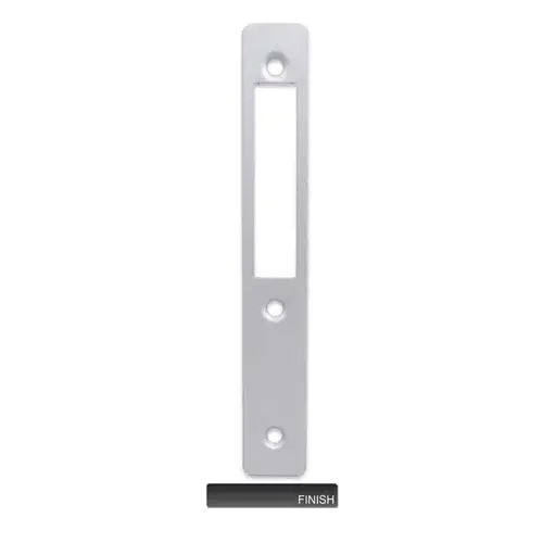 International Door Closers FP-1851-DU International Flat Style Long Throw Deadlock Face Plate Anodized Bronze