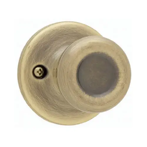 Kwikset 488T 5 CP Antique Brass Tylo Dummy Door Knob