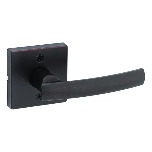 Kwikset 788SYLSQT-11P Sydney Lever with Square Rose Half Dummy Door Lock Venetian Bronze Finish