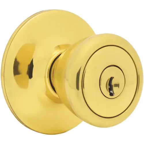 Legend 300G3-US3-LEGEND BX-KA3-A Brass Keyed Entry Lockset Tulip Door Knob Polished Brass