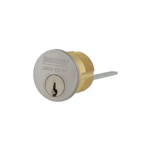 Sargent 34 LE 32D 34 Series Rim Type Cylinder, Satin Stainless Steel