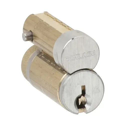 Schlage 23-030C135 626 Full Size Interchangeable Core C135 Keyway Satin Chrome Finish