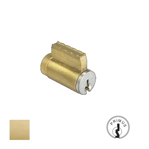 Schlage Commercial 20-724-122-CP-606 Primus KIK Cylinder CP Keyway, Satin Brass