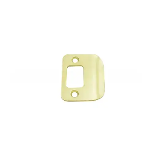Schlage J Dexter Series J250010605 Radius Full Lip Deadbolt Strike Bright Brass Finish