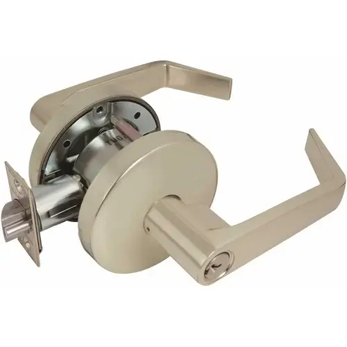 US Lock USX2050D3 2050 GR2 2-3/8 in. Backset US3 Storeroom Lever SC1 Bright Brass