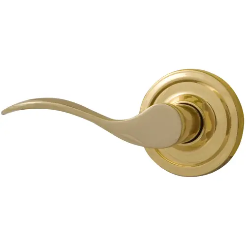 Weslock L0605U3--0020  Left Hand Bordeau Half Dummy Lock Bright Brass Finish