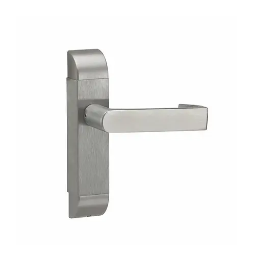 Adams Rite 4600M-01-512-03 Heavy Duty Designer Deadlatch Handle Operator Left Hand REX Curve Lever 1-3/4" to 1-7/8" 4000 Series Bright Brass Finish