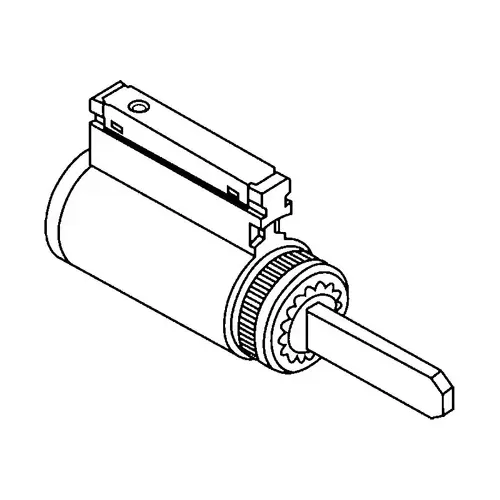 Corbin Russwin 2000-038-60 606 Lever Cylinder Satin Brass