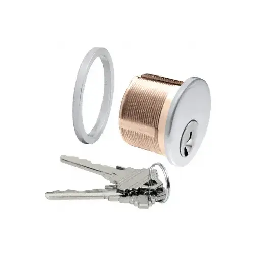 CRL DRA10KDSA Satin Anodized Mortise Keyed Randomly Cylinder