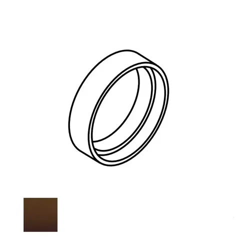 Falcon A08790-001 613 Protective Cylindrical Collar, Oil Rubbed Dark Bronze