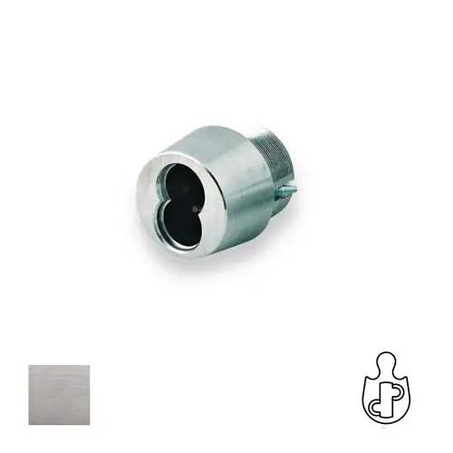GMS ICT-7-26D-SL SFIC Mortise Housing Only Satin Chrome