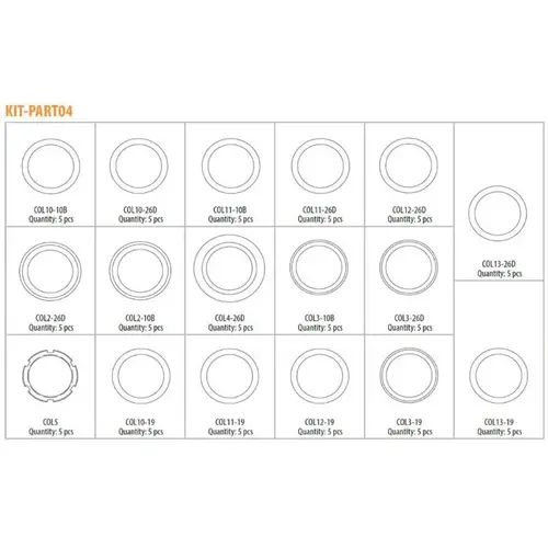 GMS KIT-PART04A Cylinder Collar Kit