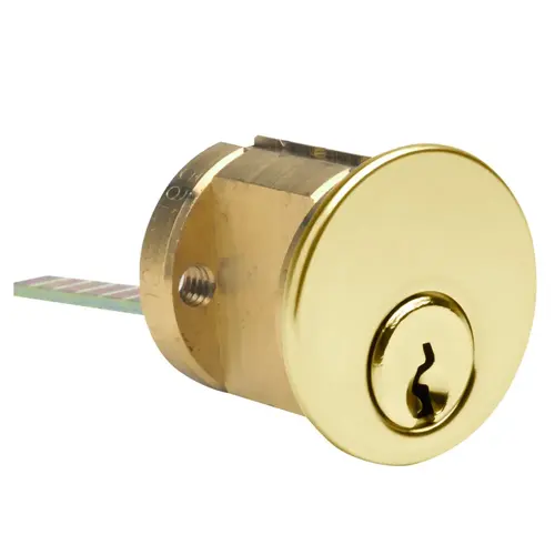 Kaba Ilco 7075FA10-03-KA2 Rim Cylinder Bright Brass
