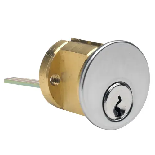 Kaba Ilco 7076SC10-26D-KA2 Rim Cylinder Satin Chrome