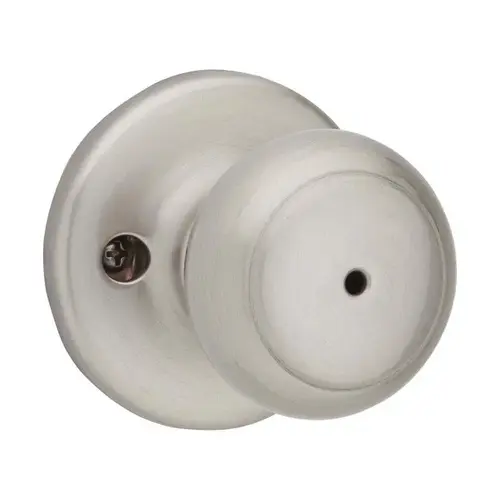 Kwikset 93001-866 Cove Satin Nickel Bed & Bath Door Knob