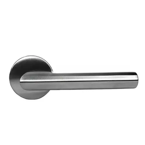 Omnia 12/38T.PA32D Stainless 12 Lever Passage 2-3/8" Backset; T Strike; 1-3/8" Door Satin Stainless Steel Finish