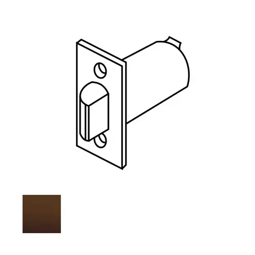 Sargent 07-2433 10B 7-Line Unguarded Latchbolt, Oil Rubbed Dark Bronze