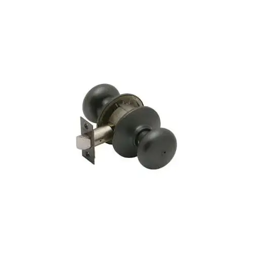 Schlage F40 PLY 613 Plymouth Series Privacy Door Knob, Brass, Oil-Rubbed Bronze