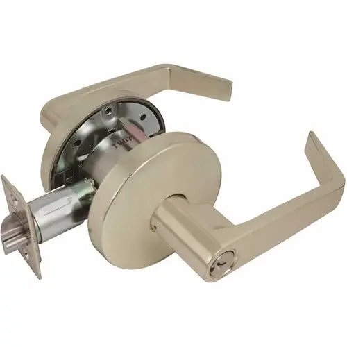 US Lock USX2052D3 2050 GR2 2-3/4 in. Backset US3 Storeroom Lever SC1 Bright Brass