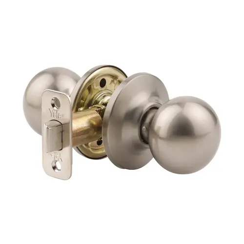 Yale Residential 100C-SP-15-01411-02000 Cirrus Passage Knob, Satin Nickel
