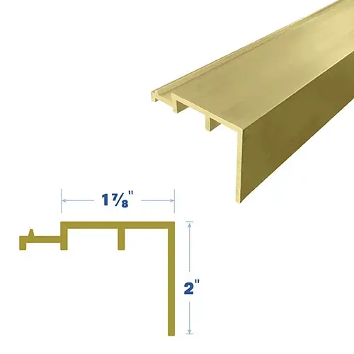 Brixwell 3701BR-ORB-24 24" Bronze Edge Component (1-7/8" by 2") Architectural Bronze2