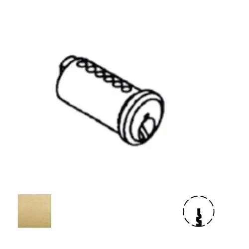 Corbin Russwin 585K24 59A1 606 2000 Series Key-In-Lever Cylinder Plug Only, Satin Brass