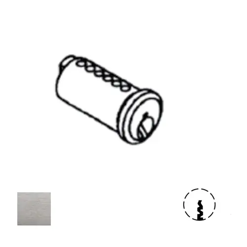 Corbin Russwin 585K24 H5 626 2000 Series Key-In-Lever Cylinder Plug Only, Satin Chrome