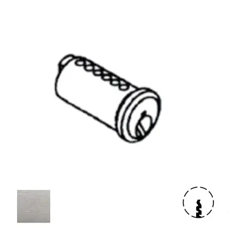 Corbin Russwin 585K24 H6 626 2000 Series Key-In-Lever Cylinder Plug Only, Satin Chrome
