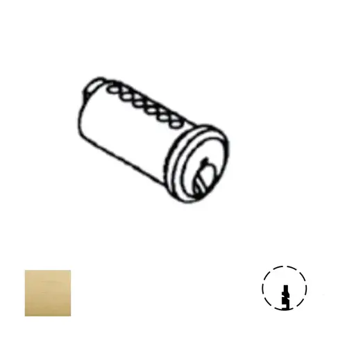 Corbin Russwin 585K24 N16 606 2000 Series Key-In-Lever Cylinder Plug Only, Satin Brass