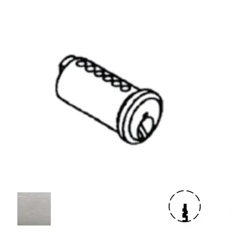 Corbin Russwin 585K24 N24 626 2000 Series Key-In-Lever Cylinder Plug Only, Satin Chrome