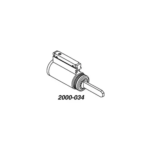 Corbin Russwin CR2000-034-6-77-606 CL3400/CL3600 Series Cylinder Satin Brass