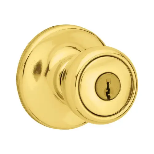Kwikset 94002-825 Entry Knobs Mobile Home Polished Brass 1-3/4" Polished Brass