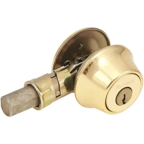 Kwikset U007947 Single Cylinder Brass Deadbolt