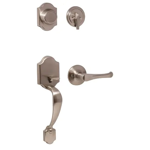 Weslock 02825-NVN0020  Parkside Dummy Handle set with Somerset Lever Satin Nickel Finish