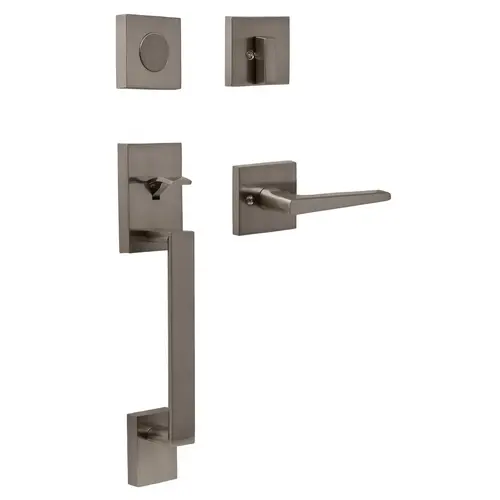 Weslock 02885-N7N0020  Brookside Dummy Handle set with Philtower Lever Trim Satin Nickel Finish