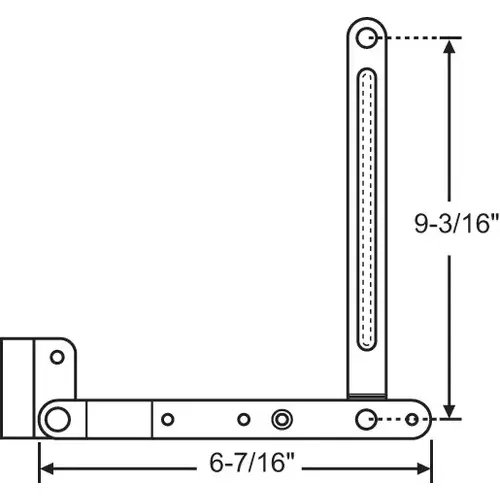 Brixwell 28-81rh Top Hinge assembly