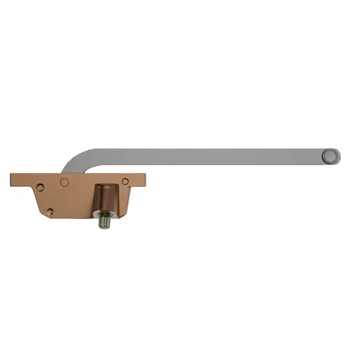 Brixwell 36-133 Casement Operator Assembly With Handle Left Hand Type Brown Finish