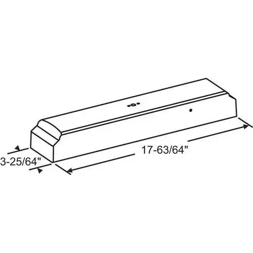 Brixwell 39-637-15 Cover For Sentry II HS System Off-White (SBI'S 39-634)