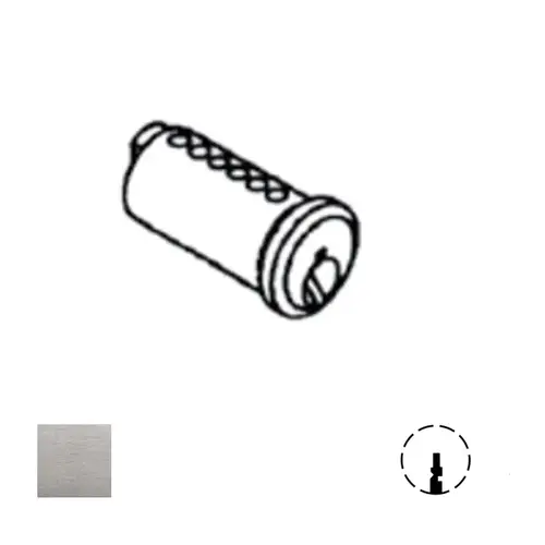 Corbin Russwin 488K99 67A2 626 2000 Series Key-In-Knob Cylinder Plug Only, Satin Chrome